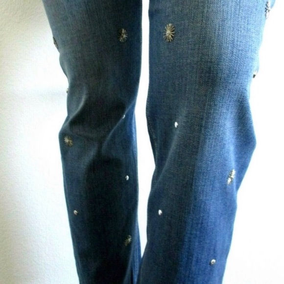 Melissa McCarthy Seven7 Jeans Women’s Stud Embellished Straight Plus Size 16 NWT - Picture 4 of 4